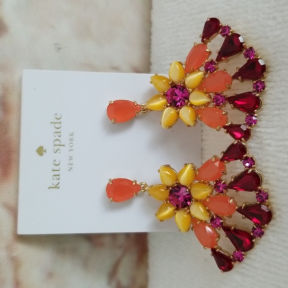 kate spade Jewelry - New kate spade Brilliant Bouquet Drop Earrings